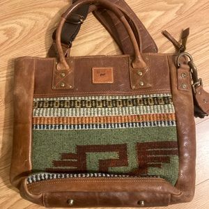 Will leather computer shoulder bag